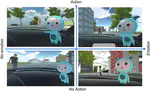 The Influence of Virtual Character Actions and Emotional Expressions on Trust in Autonomous Vehicles