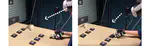 Interacting with Two Dominant Hands in AR: A Study of Aimed Motions with Real and Spatially Displaced Virtual Hands